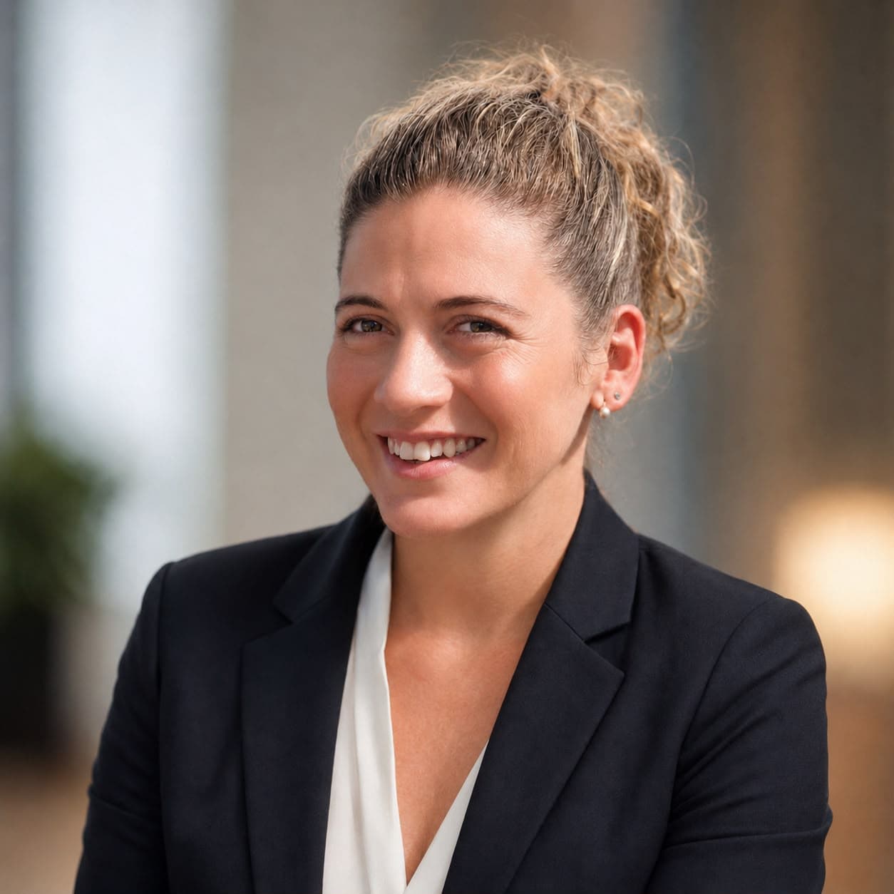 Retrato profesional de Romina Edith Napadensky, analista administrativa y de reporting.